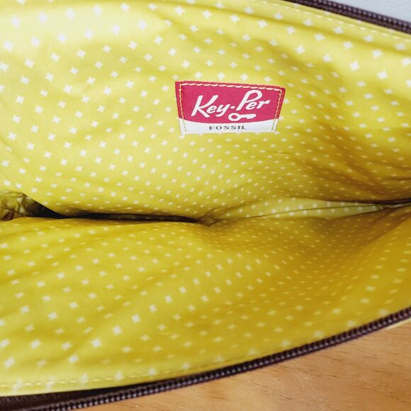 Fossil Key Per Ipad Bag Small Electronic Carrying Case Tablet Pouch Lap Top bag - Picture 4 of 7